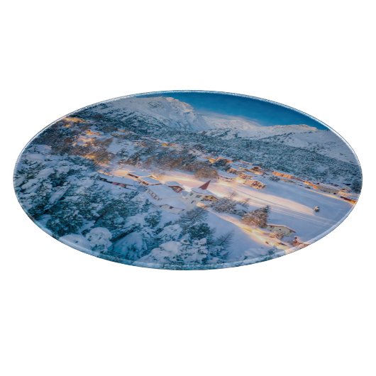 IJs en sneeuw | Graubunden, Engadin, Zwitserland Snijplank (Hoek)