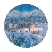 IJs en sneeuw | Graubunden, Engadin, Zwitserland Snijplank (Voorkant)