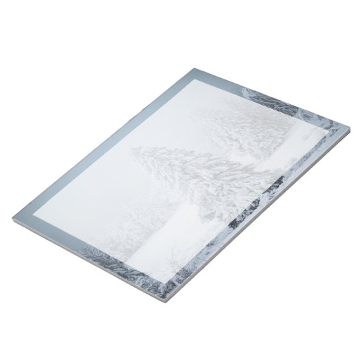 IJs en sneeuw | Hout, Zwitserse Alpen Notitieblok (Schuin)