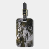 IJs en sneeuw | Jasper National Park Alberta, Cana Bagagelabel (Voorkant verticaal)