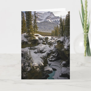 IJs en sneeuw Jasper National Park Alberta, Cana Kaart