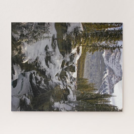 IJs en sneeuw | Jasper National Park Alberta, Cana Legpuzzel (Horizontaal)