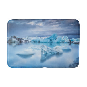 IJs en sneeuw Jokulsarlon Lagoon, IJsland Badmat
