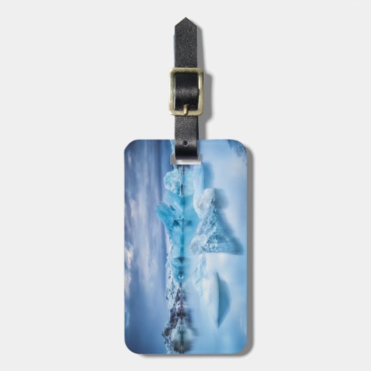 IJs en sneeuw | Jokulsarlon Lagoon, IJsland Bagagelabel (Voorkant verticaal)