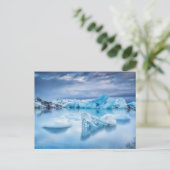 IJs en sneeuw | Jokulsarlon Lagoon, IJsland Briefkaart (Staand voorkant)