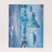 IJs en sneeuw | Jokulsarlon Lagoon, IJsland Legpuzzel (Verticaal)