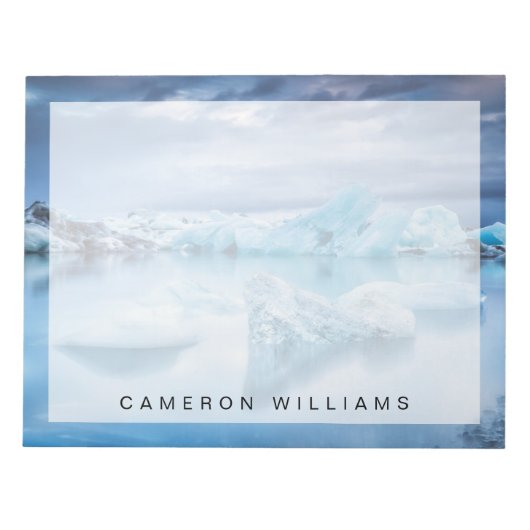 IJs en sneeuw | Jokulsarlon Lagoon, IJsland Notitieblok (Voorkant)