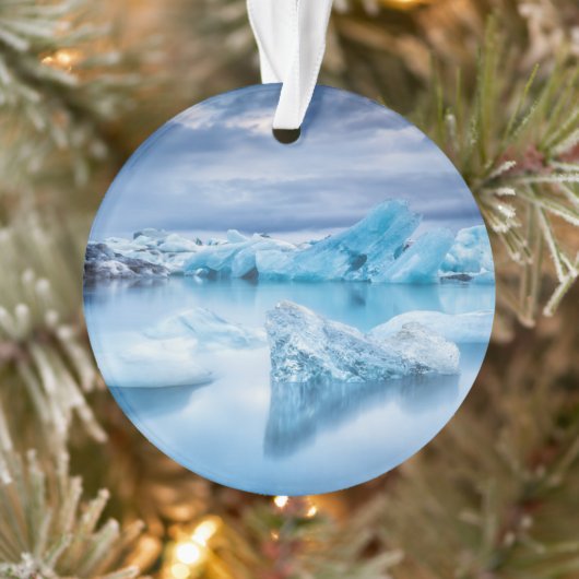 IJs en sneeuw | Jokulsarlon Lagoon, IJsland Ornament (Boom)