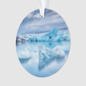 IJs en sneeuw | Jokulsarlon Lagoon, IJsland Ornament (voorkant)