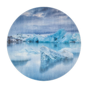 IJs en sneeuw Jokulsarlon Lagoon, IJsland Snijplank