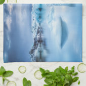 IJs en sneeuw | Jokulsarlon Lagoon, IJsland Theedoek (Gevouwen)