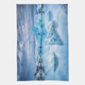 IJs en sneeuw | Jokulsarlon Lagoon, IJsland Theedoek (Verticaal)