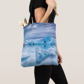 IJs en sneeuw | Jokulsarlon Lagoon, IJsland Tote Bag (Dichtbij)