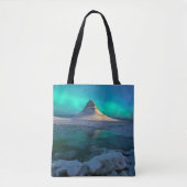 IJs en sneeuw | Kirkjufall Mountain, IJsland Tote Bag (Voorkant)
