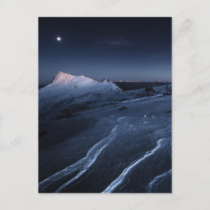 IJs en sneeuw   Kiso-Komagatake Plateau, Japanse A Briefkaart