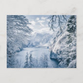 IJs en sneeuw | Königssee Lake, Duitsland Briefkaart (Voorkant)