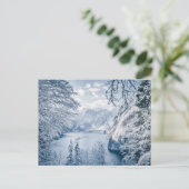 IJs en sneeuw | Königssee Lake, Duitsland Briefkaart (Staand voorkant)