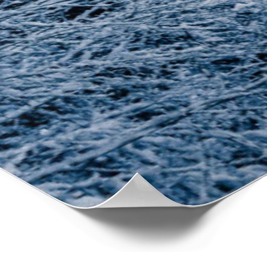 IJs en sneeuw | Königssee Lake, Duitsland Poster (Hoek)