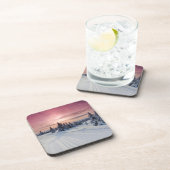 IJs en sneeuw | Lillehammer, Noorwegen Bier Onderzetter (Rechterzijde)