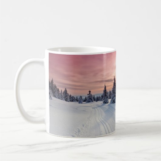 IJs en sneeuw | Lillehammer, Noorwegen Koffiemok (Links)