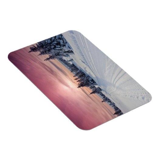 IJs en sneeuw | Lillehammer, Noorwegen Magneet (Rechterzijde)