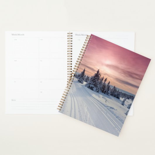 IJs en sneeuw | Lillehammer, Noorwegen Planner (Display)