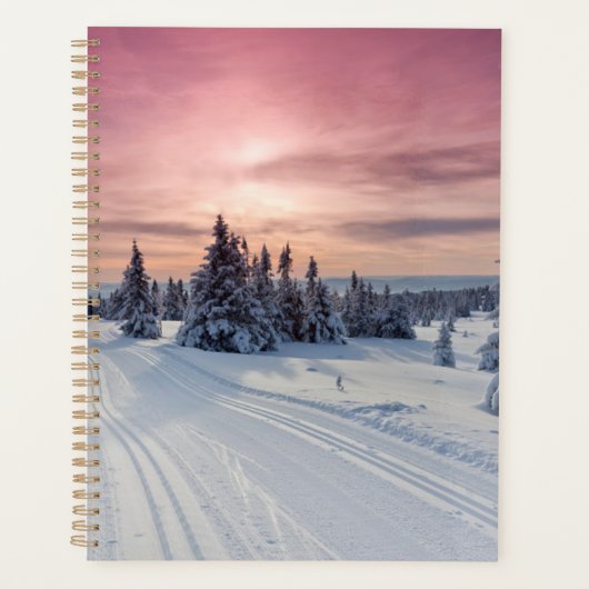 IJs en sneeuw | Lillehammer, Noorwegen Planner (Voorkant)