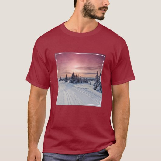 IJs en sneeuw | Lillehammer, Noorwegen T-shirt (Voorkant)