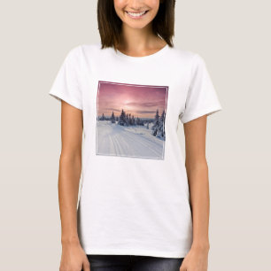 IJs en sneeuw Lillehammer, Noorwegen T-shirt