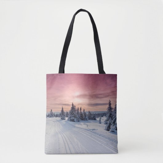 IJs en sneeuw | Lillehammer, Noorwegen Tote Bag (Voorkant)