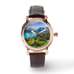 IJs en sneeuw   Meer van Pehoe, Patagonia, Chili Horloge