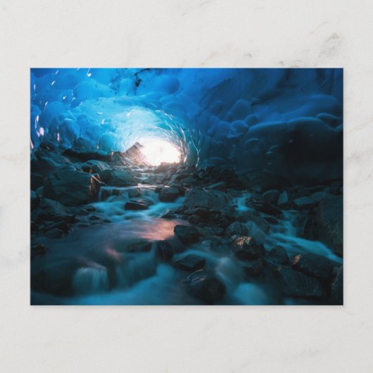 IJs en sneeuw | Mendenhall Glacier, Juneau, Alaska Briefkaart (Voorkant)