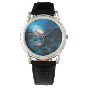 IJs en sneeuw   Mendenhall Glacier, Juneau, Alaska Horloge