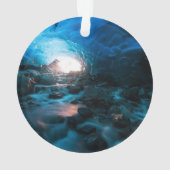 IJs en sneeuw | Mendenhall Glacier, Juneau, Alaska Ornament (achterkant)