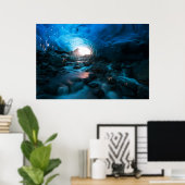 IJs en sneeuw | Mendenhall Glacier, Juneau, Alaska Poster (Thuiskantoor)