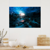 IJs en sneeuw | Mendenhall Glacier, Juneau, Alaska Poster (Keuken)