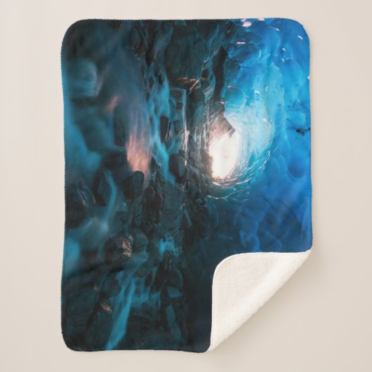 IJs en sneeuw | Mendenhall Glacier, Juneau, Alaska Sherpa Deken (Voorkant)