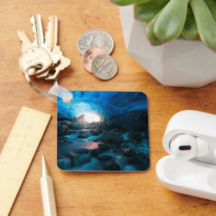 IJs en sneeuw Mendenhall Glacier, Juneau, Alaska Sleutelhanger