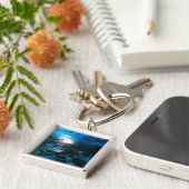 IJs en sneeuw | Mendenhall Glacier, Juneau, Alaska Sleutelhanger (Zijkant)