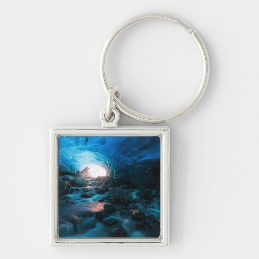 IJs en sneeuw | Mendenhall Glacier, Juneau, Alaska Sleutelhanger (Voorkant)