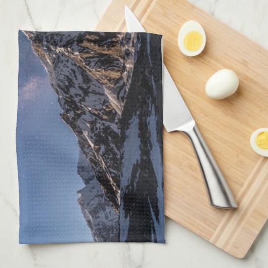 IJs en sneeuw | Milky Way Baltoro Glacier, Pakista Theedoek (Quarter Fold)