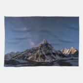 IJs en sneeuw | Milky Way Baltoro Glacier, Pakista Theedoek (Horizontaal)