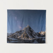 IJs en sneeuw | Milky Way Baltoro Glacier, Pakista Wandkleed (Voorkant (horizontaal))