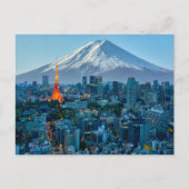IJs en sneeuw | Mt. Fuji & Tokyo Skyline Briefkaart (Voorkant)