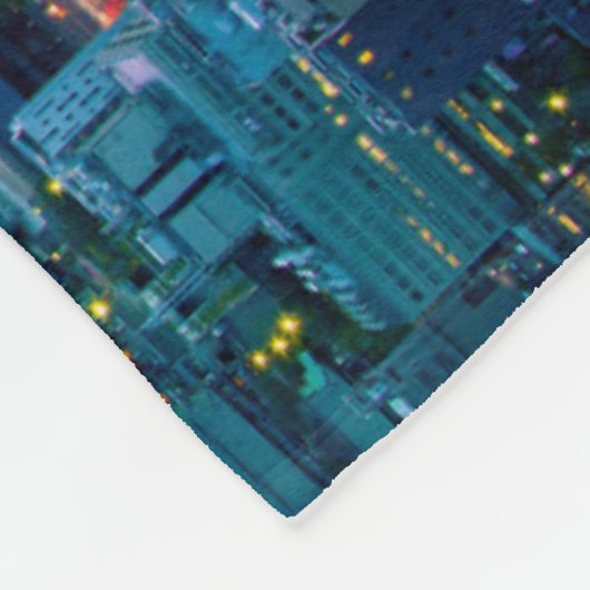 IJs en sneeuw | Mt. Fuji & Tokyo Skyline Fleece Deken (Hoek)