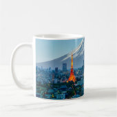 IJs en sneeuw | Mt. Fuji & Tokyo Skyline Koffiemok (Links)