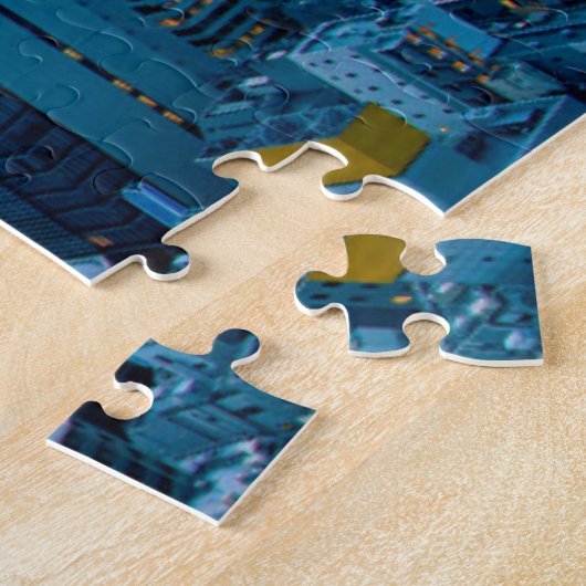 IJs en sneeuw | Mt. Fuji & Tokyo Skyline Legpuzzel (Zijkant)