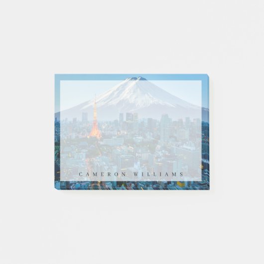 IJs en sneeuw | Mt. Fuji & Tokyo Skyline Post-it® Notes (Voorkant)