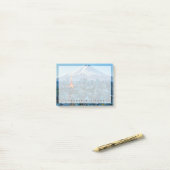 IJs en sneeuw | Mt. Fuji & Tokyo Skyline Post-it® Notes (Op bureau)