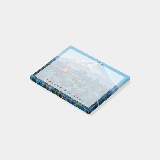 IJs en sneeuw | Mt. Fuji & Tokyo Skyline Post-it® Notes (Schuin)